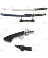 Katana de acero al carbono con hoja de 72,5 cm