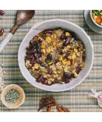 Chili con carne y arroz de  Forestia auto calentable