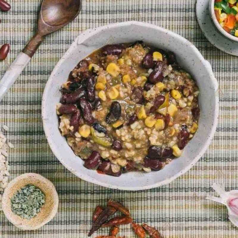 Chili con carne y arroz de  Forestia auto calentable