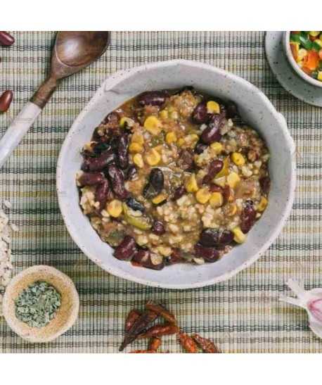 Chili con carne y arroz de  Forestia auto calentable