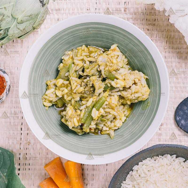 Verduras mediterráneas estofadas con arroz Forestia auto calentable