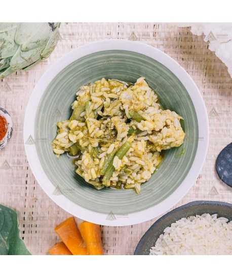 Verduras mediterráneas estofadas con arroz Forestia auto calentable