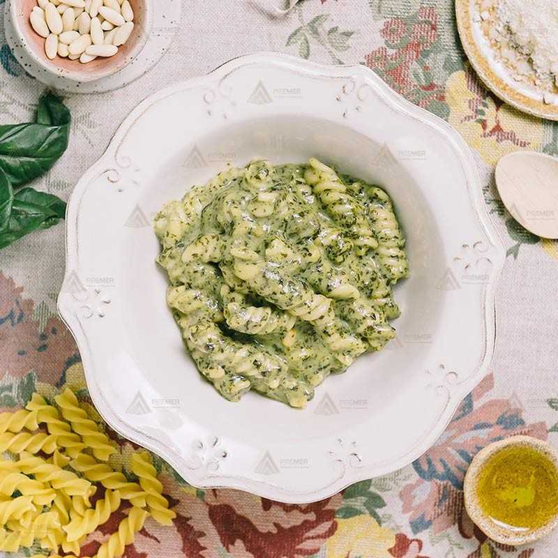 Pasta al pesto de Forestia auto calentable