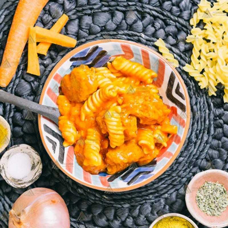 Albóndigas vegetales con pasta de Forestia auto calentable