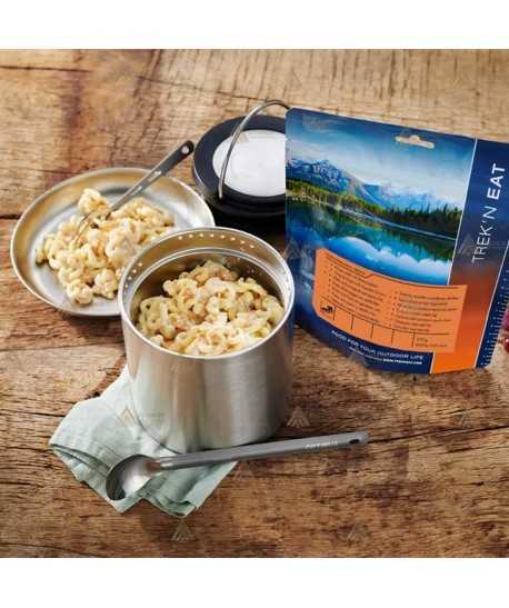 Fideos con queso y cebolla frita de Trek'n Eat PS1000+