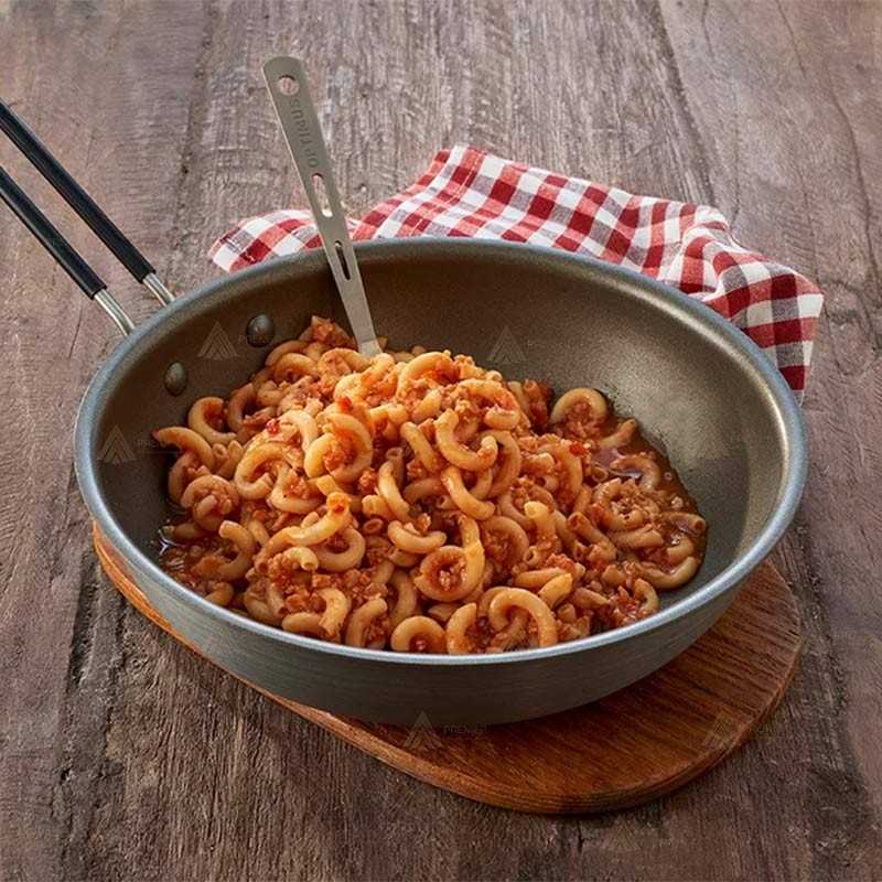 Pasta con salsa boloñesa vegetal  de Trek'n Eat