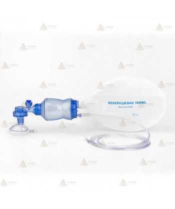 Resucitador manual de PVC para adultos y pediátricos