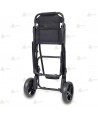 Porta mochilas plegable con asiento
