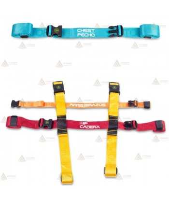 Kit de correas de ajuste para tablas espinales y camillas