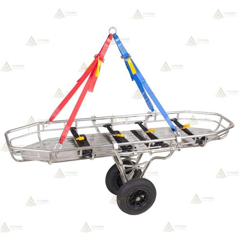 Kit de ruedas para el transporte de camillas de rescate