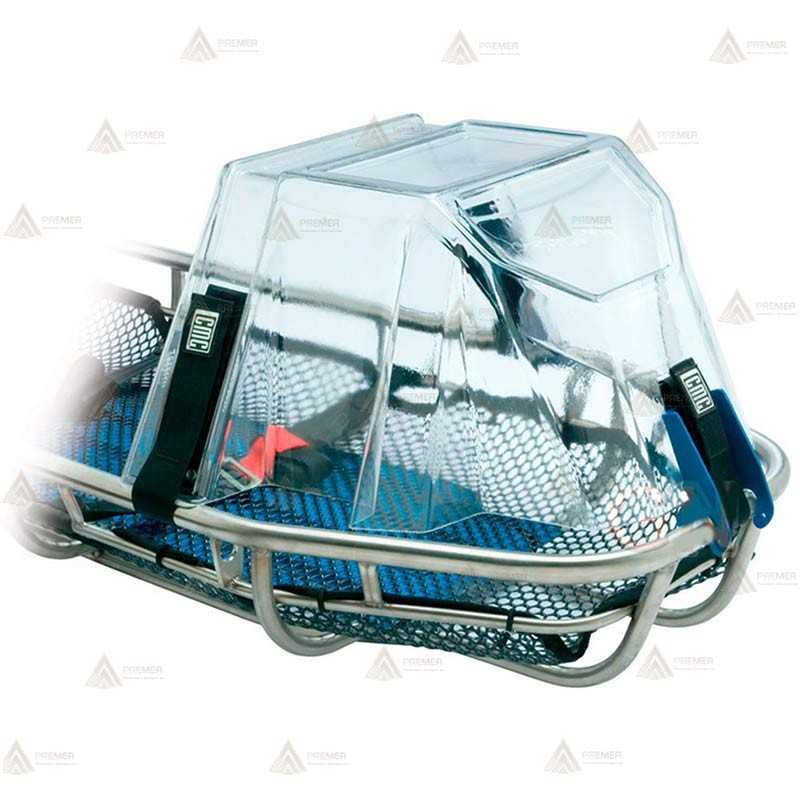Protector de cabeza para camillas tipo cesta