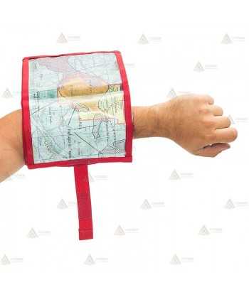 Brazalete táctico Porta documentos color rojo
