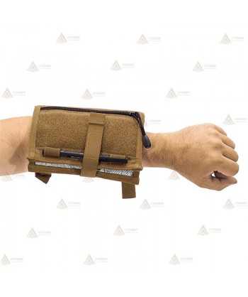 Brazalete táctico Porta documentos color Coyote