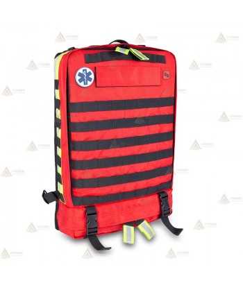 Mochila táctico-sanitaria modulable color rojo con sistema Molle (13,5 lit.)
