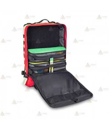 Mochila táctico-sanitaria modulable color rojo con sistema Molle (13,5 lit.)