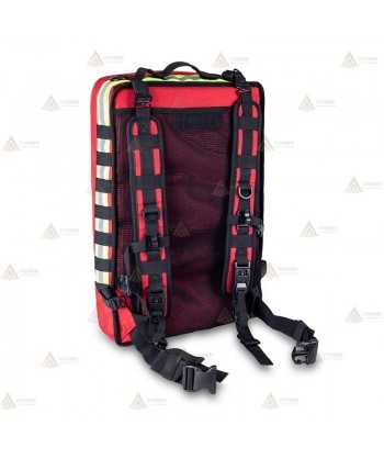 Mochila táctico-sanitaria modulable color rojo con sistema Molle (13,5 lit.)