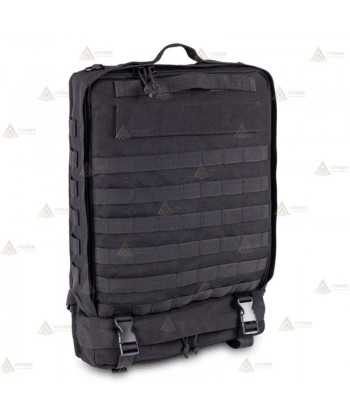 Mochila táctico-sanitaria modulable color negro con sistema Molle (13,5 lit.)