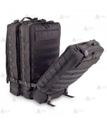 Mochila táctico-sanitaria modulable color negro con sistema Molle (13,5 lit.)