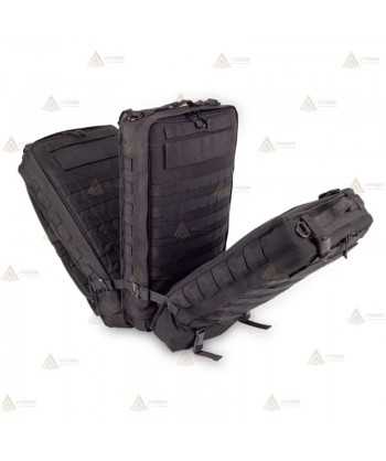 Mochila táctico-sanitaria modulable color negro con sistema Molle (13,5 lit.)