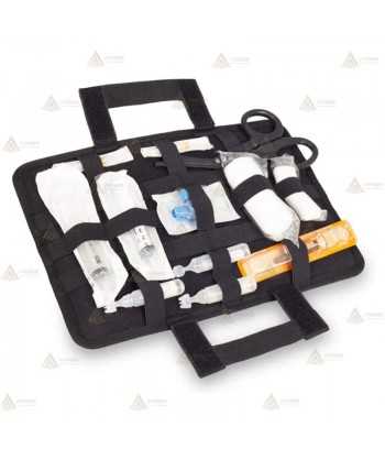 Mochila táctico-sanitaria modulable color negro con sistema Molle (13,5 lit.)