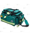 Bolsa/Mochila de Soporte Vital Avanzado (SVA) color verde para emergencias