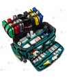 Bolsa/Mochila de Soporte Vital Avanzado (SVA) color verde para emergencias