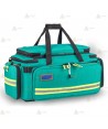 Bolsa/Mochila de Soporte Vital Avanzado (SVA) color verde para emergencias