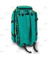 Bolsa/Mochila de Soporte Vital Avanzado (SVA) color verde para emergencias