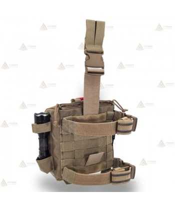 Botiquín paramédico pernera molle para emergencias (4,2 lit.)