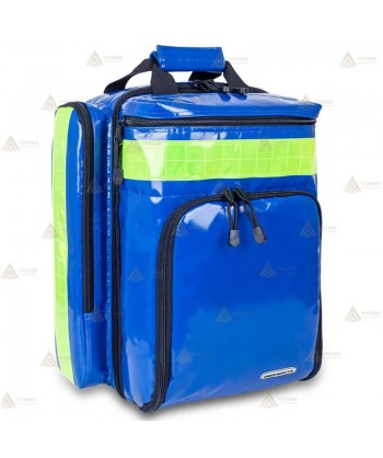 Mochila de media capacidad de Soporte Vital Básico de Tarpaulin color azulina