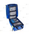 Mochila de media capacidad de Soporte Vital Básico de Tarpaulin color azulina