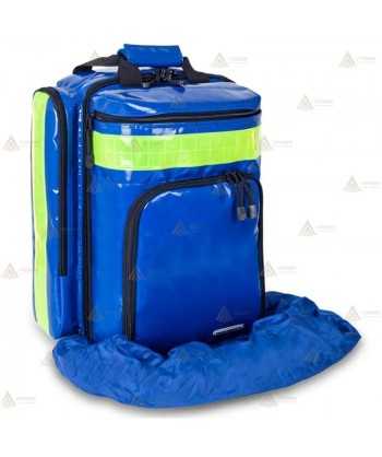 Mochila de media capacidad de Soporte Vital Básico de Tarpaulin color azulina