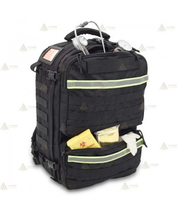 Mochila Táctica Sanitaria Soporte Vital  clor negro (32,7 lit.)