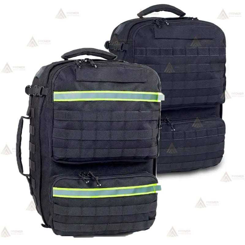 Mochila Táctica Sanitaria Soporte Vital  clor negro (32,7 lit.)