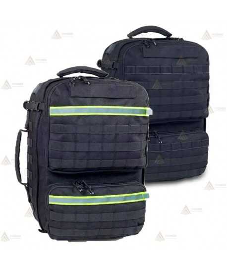 Mochila Táctica Sanitaria Soporte Vital  clor negro (32,7 lit.)