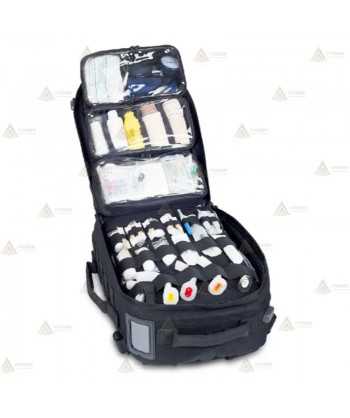 Mochila Táctica Sanitaria Soporte Vital  clor negro (32,7 lit.)