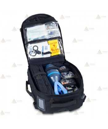 Mochila Táctica Sanitaria Soporte Vital  clor negro (32,7 lit.)