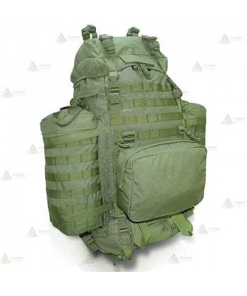 Mochila Táctica de campaña de operaciones especiales  verde kaki (79,3 lit.)