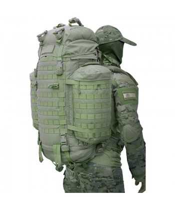 Mochila Táctica de campaña de operaciones especiales  verde kaki (79,3 lit.)