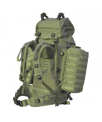 Mochila Táctica de campaña de operaciones especiales  verde kaki (79,3 lit.)