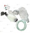 Resucitador manual de silicona pediátrico y 3 cánulas Guedel