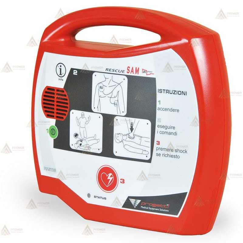Desfibrilador semiautomático Rescue Sam
