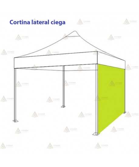 Cortinas laterales ciegas para carpas plegables