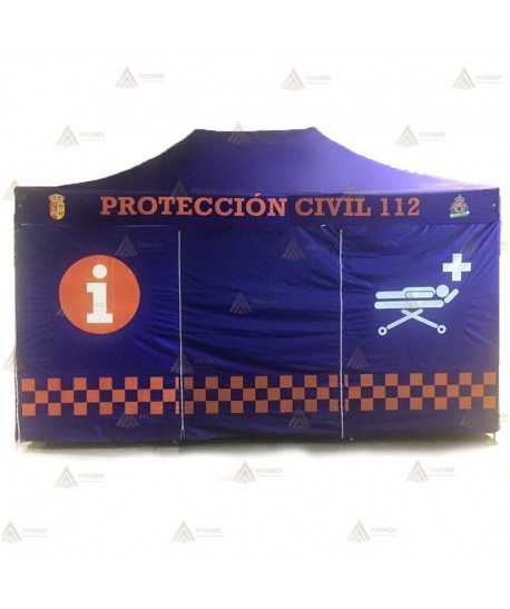 Carpas plegables de aluminio para emergencias