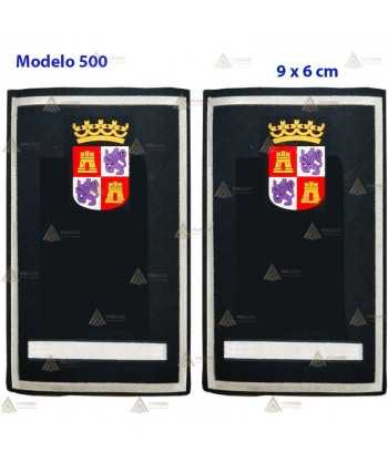 Hombreras de caucho personalizables