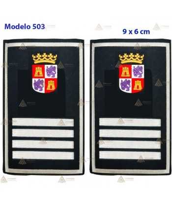Hombreras de caucho personalizables