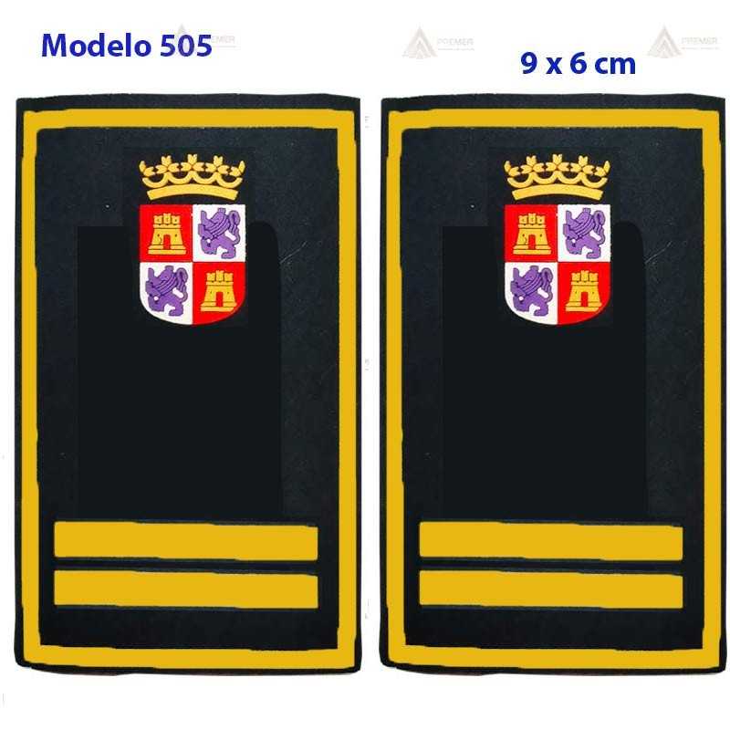 Hombreras de caucho personalizables