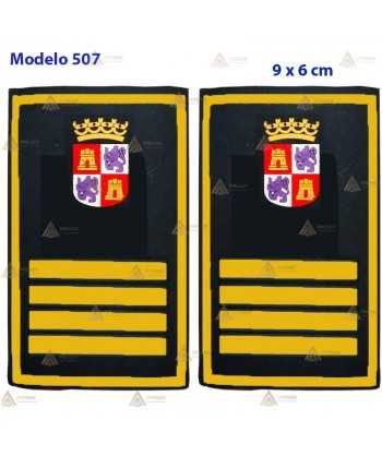 Hombreras de caucho personalizables