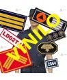 Divisas de vinilo para el pecho