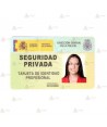 Tarjetas de PVC para identificación para Policía Local, Protección Civil, Vigilantes de seguridad, Sanitarios, etc